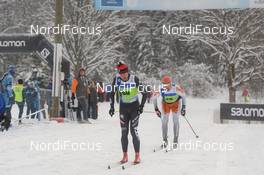 18.02.2018, Tartu, Estonia (EST): VALERY Smutin (RUS), JANIS Teteris (LAT) - FIS World Loppet Tartu Marathon, Tartu (EST). www.nordicfocus.com. © Tumashov/NordicFocus. Every downloaded picture is fee-liable.