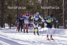 14.04.2018, Levi, Finland (FIN): Mauro Brigadoi (ITA), Anton Karlsson (SWE), (l-r) - Visma Ski Classics Yllaes-Levi, Levi (FIN). www.nordicfocus.com. © Manzoni/NordicFocus. Every downloaded picture is fee-liable.