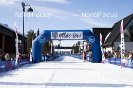 14.04.2018, Levi, Finland (FIN): The finish line - Visma Ski Classics Yllaes-Levi, Levi (FIN). www.nordicfocus.com. © Manzoni/NordicFocus. Every downloaded picture is fee-liable.