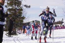 14.04.2018, Levi, Finland (FIN): Pontus Nordstroem (SWE), Adam Fellner (CZE), (l-r) - Visma Ski Classics Yllaes-Levi, Levi (FIN). www.nordicfocus.com. © Manzoni/NordicFocus. Every downloaded picture is fee-liable.