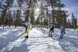 14.04.2018, Levi, Finland (FIN): Torleif Syrstad (NOR), Morten Eide Pedersen (NOR), (l-r) - Visma Ski Classics Yllaes-Levi, Levi (FIN). www.nordicfocus.com. © Manzoni/NordicFocus. Every downloaded picture is fee-liable.