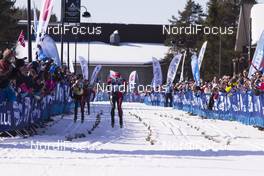 14.04.2018, Levi, Finland (FIN): Tord Asle Gjerdalen (NOR), Andreas Nygaard (NOR), (l-r) - Visma Ski Classics Yllaes-Levi, Levi (FIN). www.nordicfocus.com. © Manzoni/NordicFocus. Every downloaded picture is fee-liable.