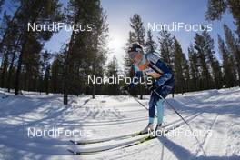 14.04.2018, Levi, Finland (FIN): Anne Kylloenen (FIN) - Visma Ski Classics Yllaes-Levi, Levi (FIN). www.nordicfocus.com. © Manzoni/NordicFocus. Every downloaded picture is fee-liable.
