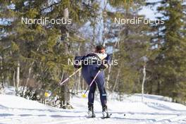 14.04.2018, Levi, Finland (FIN): Roxane Lacroix (FRA) - Visma Ski Classics Yllaes-Levi, Levi (FIN). www.nordicfocus.com. © Manzoni/NordicFocus. Every downloaded picture is fee-liable.
