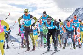 02.12.2018, Livigno, Italy (ITA): Bastien Poirrier (FRA), Antoine Agnellet (FRA), (l-r)  - Visma Ski Classics La Sgambeda, Individual Prologue, Livigno (ITA). www.nordicfocus.com. © Rauschendorfer/NordicFocus. Every downloaded picture is fee-liable.