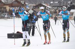 02.12.2018, Livigno, Italy (ITA): Andreas Holmberg (SWE), Magnus Vesterheim (NOR), Vetle Thyli (NOR), (l-r)  - Visma Ski Classics La Sgambeda, Individual Prologue, Livigno (ITA). www.nordicfocus.com. © Rauschendorfer/NordicFocus. Every downloaded picture is fee-liable.