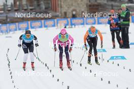 30.11.2018, Livigno, Italy (ITA): Elin Mohlin (SWE), Katerina Smutna (CZE), Maria Graefnings (SWE), (l-r)  - Visma Ski Classics La Sgambeda, Pro Team Prologue, Livigno (ITA). www.nordicfocus.com. © Rauschendorfer/NordicFocus. Every downloaded picture is fee-liable.
