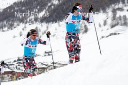 30.11.2018, Livigno, Italy (ITA): Oeystein Pettersen (NOR), Petter Eliassen (NOR), (l-r)  - Visma Ski Classics La Sgambeda, Pro Team Prologue, Livigno (ITA). www.nordicfocus.com. © Rauschendorfer/NordicFocus. Every downloaded picture is fee-liable.