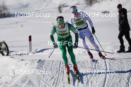 01.12.2018, Livigno, Italy (ITA): Anders Gloersen (NOR), Viktor Brannmark (SWE), (l-r)  - La Sgambeda, Skating Race, Livigno (ITA). www.nordicfocus.com. © Rauschendorfer/NordicFocus. Every downloaded picture is fee-liable.