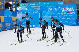30.11.2018, Livigno, Italy (ITA): Sascha Moehrs (GER), Tobias Dargatz (GER), Daniel Debertin (GER), Florian Goebel (GER), Thomas Freimuth (GER), (l-r)  - Visma Ski Classics La Sgambeda, Pro Team Prologue, Livigno (ITA). www.nordicfocus.com. © Rauschendorfer/NordicFocus. Every downloaded picture is fee-liable.