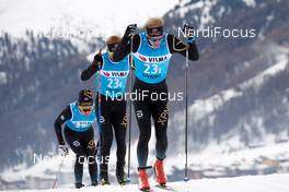 30.11.2018, Livigno, Italy (ITA): Erlend Wideroe Hennig (NOR), +234+, Kristoffer Nielsen (NOR), (l-r)  - Visma Ski Classics La Sgambeda, Pro Team Prologue, Livigno (ITA). www.nordicfocus.com. © Rauschendorfer/NordicFocus. Every downloaded picture is fee-liable.