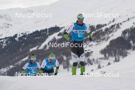 30.11.2018, Livigno, Italy (ITA): Mauro Brigadoi (ITA), Simone Varesco (ITA), Francesco Ferrari (ITA), (l-r)  - Visma Ski Classics La Sgambeda, Pro Team Prologue, Livigno (ITA). www.nordicfocus.com. © Rauschendorfer/NordicFocus. Every downloaded picture is fee-liable.