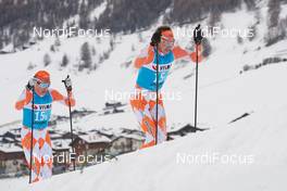 30.11.2018, Livigno, Italy (ITA): Ole Eirik Fuglehaug Ekrem (NOR), Pal Age Joten (NOR), (l-r)  - Visma Ski Classics La Sgambeda, Pro Team Prologue, Livigno (ITA). www.nordicfocus.com. © Rauschendorfer/NordicFocus. Every downloaded picture is fee-liable.