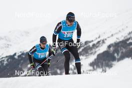 30.11.2018, Livigno, Italy (ITA): Daniel Debertin (GER), Florian Goebel (GER), (l-r)  - Visma Ski Classics La Sgambeda, Pro Team Prologue, Livigno (ITA). www.nordicfocus.com. © Rauschendorfer/NordicFocus. Every downloaded picture is fee-liable.