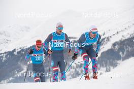 30.11.2018, Livigno, Italy (ITA): Mikko Harju (FIN), Felix Kappelsberger (GER), Patrick Duci (AUT), (l-r)  - Visma Ski Classics La Sgambeda, Pro Team Prologue, Livigno (ITA). www.nordicfocus.com. © Rauschendorfer/NordicFocus. Every downloaded picture is fee-liable.