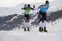 30.11.2018, Livigno, Italy (ITA): Anton Karlsson (SWE), Emil Persson (SWE), (l-r)  - Visma Ski Classics La Sgambeda, Pro Team Prologue, Livigno (ITA). www.nordicfocus.com. © Rauschendorfer/NordicFocus. Every downloaded picture is fee-liable.