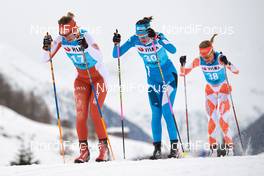 02.12.2018, Livigno, Italy (ITA): Klara Moravcova (CZE), Ann-Cathrin Uhl (GER), Marie Renee Sorum Gangso (NOR), (l-r)  - Visma Ski Classics La Sgambeda, Individual Prologue, Livigno (ITA). www.nordicfocus.com. © Rauschendorfer/NordicFocus. Every downloaded picture is fee-liable.