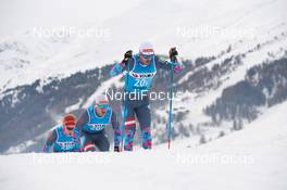 30.11.2018, Livigno, Italy (ITA): Mikko Harju (FIN), Felix Kappelsberger (GER), Patrick Duci (AUT), (l-r)  - Visma Ski Classics La Sgambeda, Pro Team Prologue, Livigno (ITA). www.nordicfocus.com. © Rauschendorfer/NordicFocus. Every downloaded picture is fee-liable.