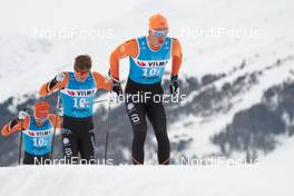 30.11.2018, Livigno, Italy (ITA): Simen Engebretsen Nordli (NOR), Vinjar Skogsholm (NOR), Thomas Gjestrumbakken (NOR), (l-r)  - Visma Ski Classics La Sgambeda, Pro Team Prologue, Livigno (ITA). www.nordicfocus.com. © Rauschendorfer/NordicFocus. Every downloaded picture is fee-liable.