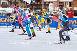 02.12.2018, Livigno, Italy (ITA): start of the race - Visma Ski Classics La Sgambeda, Individual Prologue, Livigno (ITA). www.nordicfocus.com. © Rauschendorfer/NordicFocus. Every downloaded picture is fee-liable.
