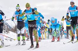 02.12.2018, Livigno, Italy (ITA): Mauro Brigadoi (ITA), Adrien Mougel (FRA), (l-r)  - Visma Ski Classics La Sgambeda, Individual Prologue, Livigno (ITA). www.nordicfocus.com. © Rauschendorfer/NordicFocus. Every downloaded picture is fee-liable.
