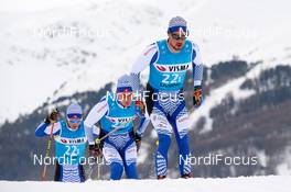 30.11.2018, Livigno, Italy (ITA): Lauro Braendli (SUI), Fabio Lechner (SUI), Corsin Hoesli (SUI), (l-r)  - Visma Ski Classics La Sgambeda, Pro Team Prologue, Livigno (ITA). www.nordicfocus.com. © Rauschendorfer/NordicFocus. Every downloaded picture is fee-liable.