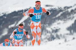 30.11.2018, Livigno, Italy (ITA): Ole Eirik Fuglehaug Ekrem (NOR), Halvor Korbol Thoner (NOR), Pal Age Joten (NOR), (l-r)  - Visma Ski Classics La Sgambeda, Pro Team Prologue, Livigno (ITA). www.nordicfocus.com. © Rauschendorfer/NordicFocus. Every downloaded picture is fee-liable.