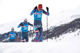 30.11.2018, Livigno, Italy (ITA): Felix Kappelsberger (GER), Patrick Duci (AUT), Mikko Harju (FIN), (l-r)  - Visma Ski Classics La Sgambeda, Pro Team Prologue, Livigno (ITA). www.nordicfocus.com. © Rauschendorfer/NordicFocus. Every downloaded picture is fee-liable.
