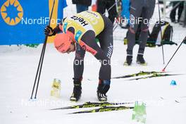 02.12.2018, Livigno, Italy (ITA): Tord Asle Gjerdalen (NOR) preparing his Fischer skis - Visma Ski Classics La Sgambeda, Individual Prologue, Livigno (ITA). www.nordicfocus.com. © Rauschendorfer/NordicFocus. Every downloaded picture is fee-liable.