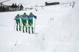 30.11.2018, Livigno, Italy (ITA): Matyas Albrecht (CZE), Vaclav Sedlasek (CZE), Jiri Pliska (CZE), (l-r)  - Visma Ski Classics La Sgambeda, Pro Team Prologue, Livigno (ITA). www.nordicfocus.com. © Rauschendorfer/NordicFocus. Every downloaded picture is fee-liable.