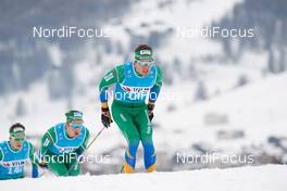 30.11.2018, Livigno, Italy (ITA): Anders Gloeersen (NOR), Runar Hermo (NOR), Thomas Gifstad (NOR), (l-r)  - Visma Ski Classics La Sgambeda, Pro Team Prologue, Livigno (ITA). www.nordicfocus.com. © Rauschendorfer/NordicFocus. Every downloaded picture is fee-liable.