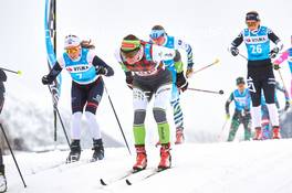 02.12.2018, Livigno, Italy (ITA): Laila Kveli (NOR), Justyna Kowalczyk (POL), (l-r)  - Visma Ski Classics La Sgambeda, Individual Prologue, Livigno (ITA). www.nordicfocus.com. © Rauschendorfer/NordicFocus. Every downloaded picture is fee-liable.