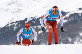 30.11.2018, Livigno, Italy (ITA): Martin Svarc (CZE), Stanislav Rezac (CZE), (l-r)  - Visma Ski Classics La Sgambeda, Pro Team Prologue, Livigno (ITA). www.nordicfocus.com. © Rauschendorfer/NordicFocus. Every downloaded picture is fee-liable.