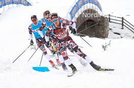 02.12.2018, Livigno, Italy (ITA): Oystein Pettersen (NOR), Simen Ostensen (NOR), Morten Eide Pedersen (NOR), (l-r)  - Visma Ski Classics La Sgambeda, Individual Prologue, Livigno (ITA). www.nordicfocus.com. © Rauschendorfer/NordicFocus. Every downloaded picture is fee-liable.