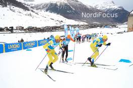 02.12.2018, Livigno, Italy (ITA): Chris Andre Jespersen (NOR), Thomas Gjestrumbakken (NOR), Tore Bjorseth Berdal (NOR), (l-r)  - Visma Ski Classics La Sgambeda, Individual Prologue, Livigno (ITA). www.nordicfocus.com. © Rauschendorfer/NordicFocus. Every downloaded picture is fee-liable.