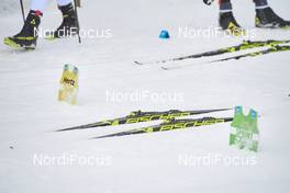 02.12.2018, Livigno, Italy (ITA): Fischer skis of Tord Asle Gjerdalen (NOR) and Fischer boots  - Visma Ski Classics La Sgambeda, Individual Prologue, Livigno (ITA). www.nordicfocus.com. © Rauschendorfer/NordicFocus. Every downloaded picture is fee-liable.