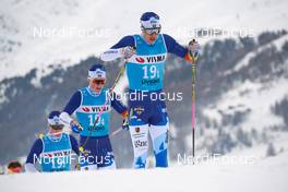 30.11.2018, Livigno, Italy (ITA): Johan Loevgren (SWE), Niklas Henriksson (SWE), Klas Nilsson (SWE), (l-r)  - Visma Ski Classics La Sgambeda, Pro Team Prologue, Livigno (ITA). www.nordicfocus.com. © Rauschendorfer/NordicFocus. Every downloaded picture is fee-liable.