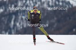 30.11.2018, Livigno, Italy (ITA): Adrien Mougel (FRA) - Visma Ski Classics La Sgambeda, Photo Shooting with Team Jobstation Rossignol, Livigno (ITA). www.nordicfocus.com. © Rauschendorfer/NordicFocus. Every downloaded picture is fee-liable.
