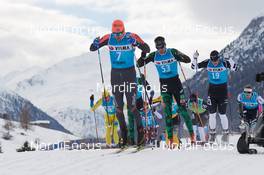 02.12.2018, Livigno, Italy (ITA): Oskar Kardin (SWE), Maksim Kovalev (RUS), Markus Ottosson (SWE), (l-r)  - Visma Ski Classics La Sgambeda, Individual Prologue, Livigno (ITA). www.nordicfocus.com. © Rauschendorfer/NordicFocus. Every downloaded picture is fee-liable.