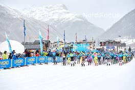 02.12.2018, Livigno, Italy (ITA): start of the race - Visma Ski Classics La Sgambeda, Individual Prologue, Livigno (ITA). www.nordicfocus.com. © Rauschendorfer/NordicFocus. Every downloaded picture is fee-liable.