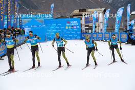 30.11.2018, Livigno, Italy (ITA): Nicolas Berthet (FRA), Thomas Chambellant (FRA), Benoit Chauvet (FRA), Adrien Mougel (FRA), Bastien Poirrier (FRA), (l-r)  - Visma Ski Classics La Sgambeda, Pro Team Prologue, Livigno (ITA). www.nordicfocus.com. © Rauschendorfer/NordicFocus. Every downloaded picture is fee-liable.