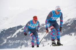 30.11.2018, Livigno, Italy (ITA): Mikko Harju (FIN), Felix Kappelsberger (GER), (l-r)  - Visma Ski Classics La Sgambeda, Pro Team Prologue, Livigno (ITA). www.nordicfocus.com. © Rauschendorfer/NordicFocus. Every downloaded picture is fee-liable.