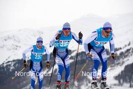 30.11.2018, Livigno, Italy (ITA): Lauro Braendli (SUI), Fabio Lechner (SUI), Corsin Hoesli (SUI), (l-r)  - Visma Ski Classics La Sgambeda, Pro Team Prologue, Livigno (ITA). www.nordicfocus.com. © Rauschendorfer/NordicFocus. Every downloaded picture is fee-liable.