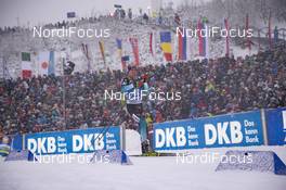 12.01.2019, Oberhof, Germany (GER): Quentin Fillon Maillet (FRA) -  IBU world cup biathlon, pursuit men, Oberhof (GER). www.nordicfocus.com. © Manzoni/NordicFocus. Every downloaded picture is fee-liable.