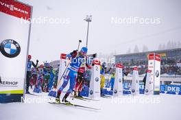 12.01.2019, Oberhof, Germany (GER): Alexander Loginov (RUS) -  IBU world cup biathlon, pursuit men, Oberhof (GER). www.nordicfocus.com. © Manzoni/NordicFocus. Every downloaded picture is fee-liable.