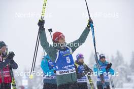 12.01.2019, Oberhof, Germany (GER): Arnd Peiffer (GER) -  IBU world cup biathlon, pursuit men, Oberhof (GER). www.nordicfocus.com. © Manzoni/NordicFocus. Every downloaded picture is fee-liable.