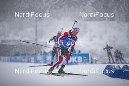 12.01.2019, Oberhof, Germany (GER): Felix Leitner (AUT) -  IBU world cup biathlon, pursuit men, Oberhof (GER). www.nordicfocus.com. © Manzoni/NordicFocus. Every downloaded picture is fee-liable.