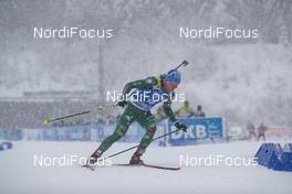 12.01.2019, Oberhof, Germany (GER): Lukas Hofer (ITA) -  IBU world cup biathlon, pursuit men, Oberhof (GER). www.nordicfocus.com. © Manzoni/NordicFocus. Every downloaded picture is fee-liable.
