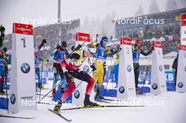 12.01.2019, Oberhof, Germany (GER): Johannes Thingnes Boe (NOR) -  IBU world cup biathlon, pursuit men, Oberhof (GER). www.nordicfocus.com. © Manzoni/NordicFocus. Every downloaded picture is fee-liable.