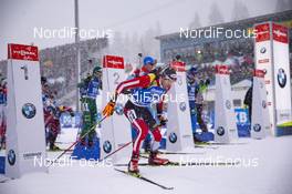12.01.2019, Oberhof, Germany (GER): Dominik Landertinger (AUT) -  IBU world cup biathlon, pursuit men, Oberhof (GER). www.nordicfocus.com. © Manzoni/NordicFocus. Every downloaded picture is fee-liable.
